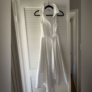 Marissa Webb White Cotton Dress French/Italian Chic